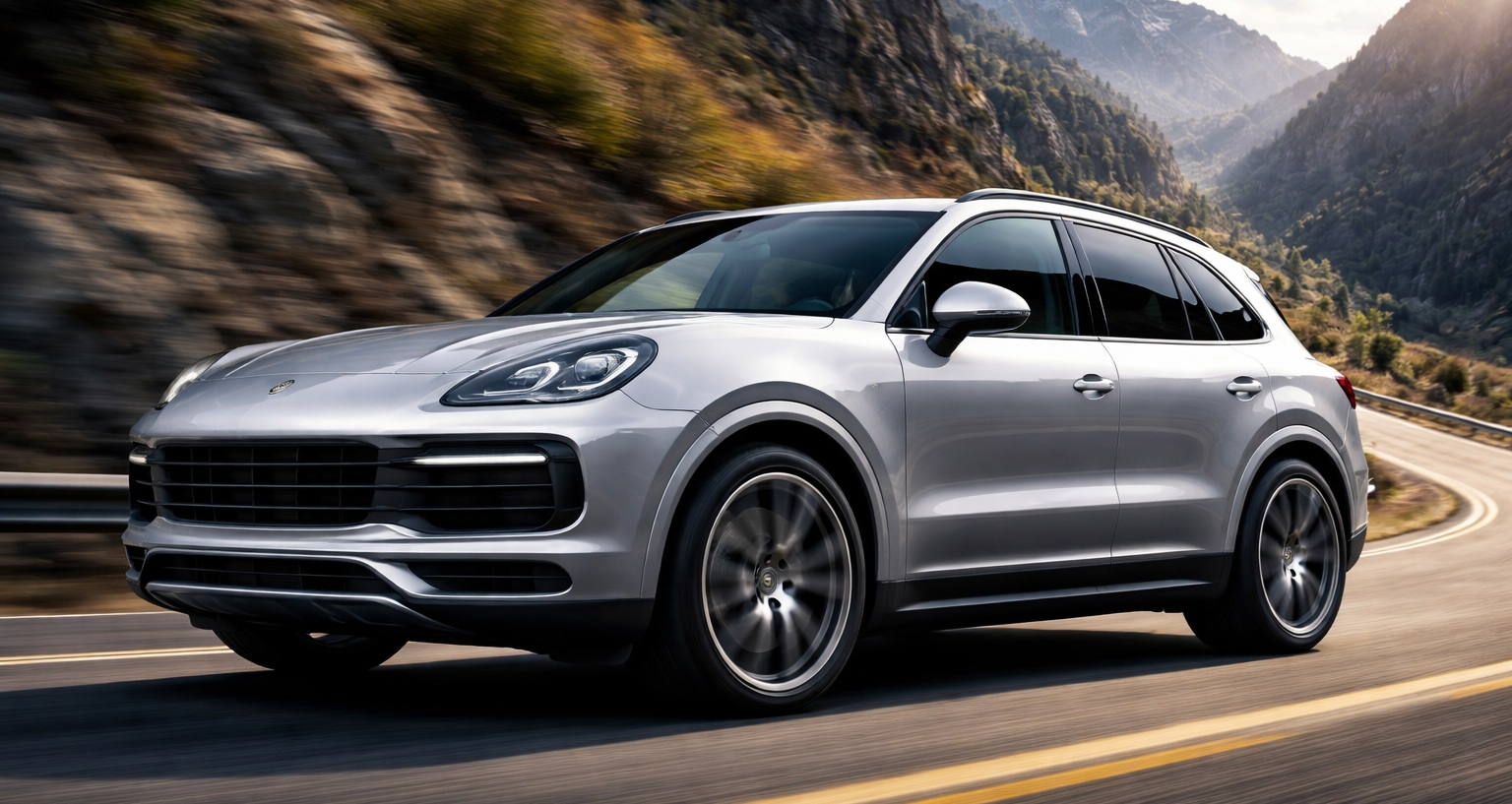 ポルシェ カイエン サイドビュー