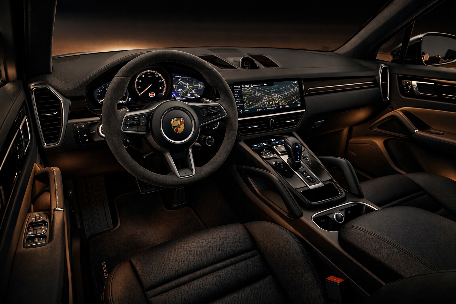 ポルシェ カイエン インテリア コックピット